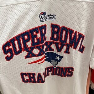 Patriots Super Bowl XXXVI Champions Jersey